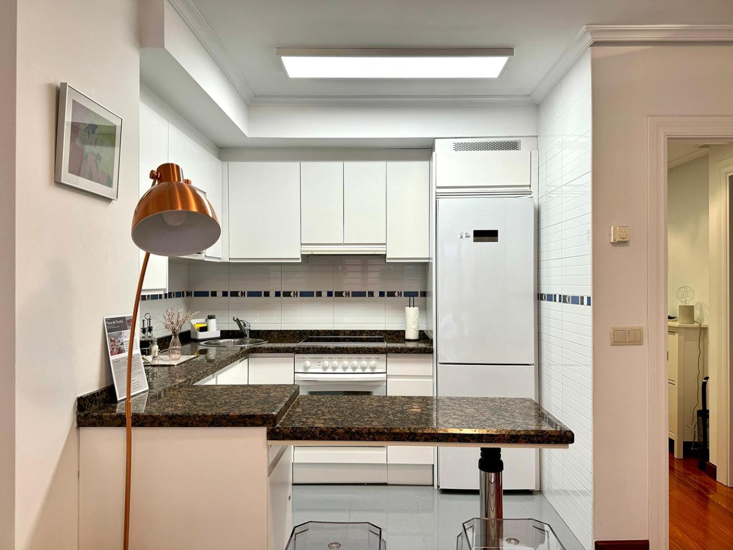 Apartamento "Balcon Del Parchis" A 200 Metros De La Playa Gijon Luaran gambar